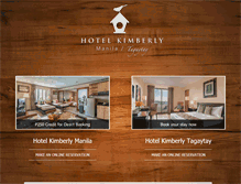 Tablet Screenshot of hotelkimberly.com